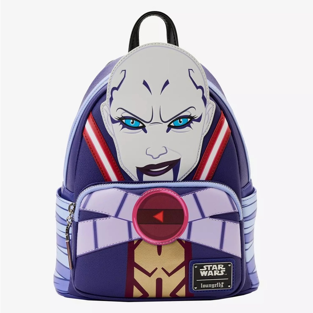 Loungefly Star Wars Character Backpack in Purple and Red